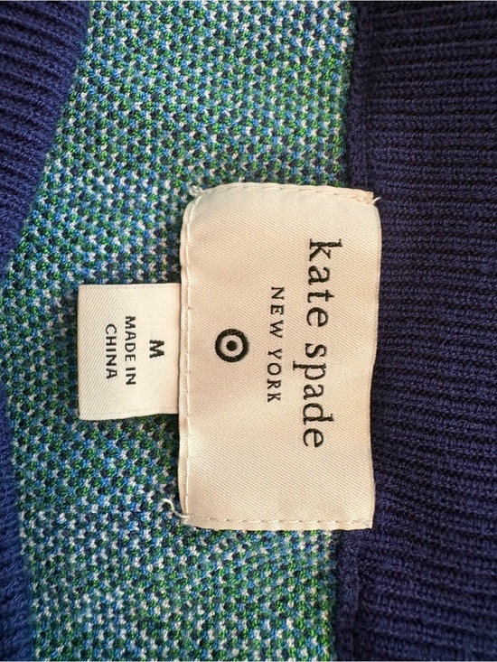 kate spade Dresses & Skirts - kate spade Blue and Green Crew Neck Knit Sweater skirt